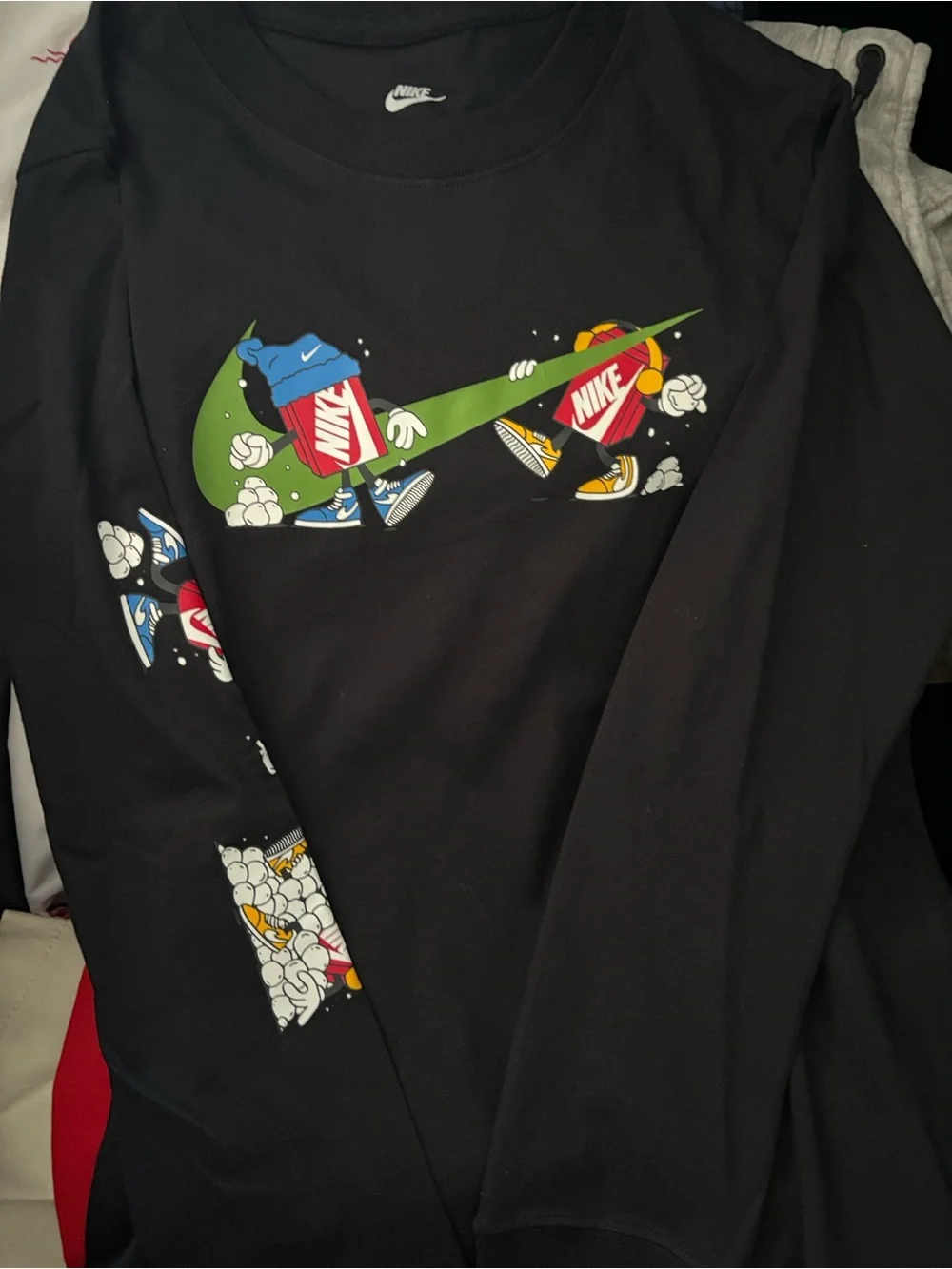 Nike Black and White The Nike Tee